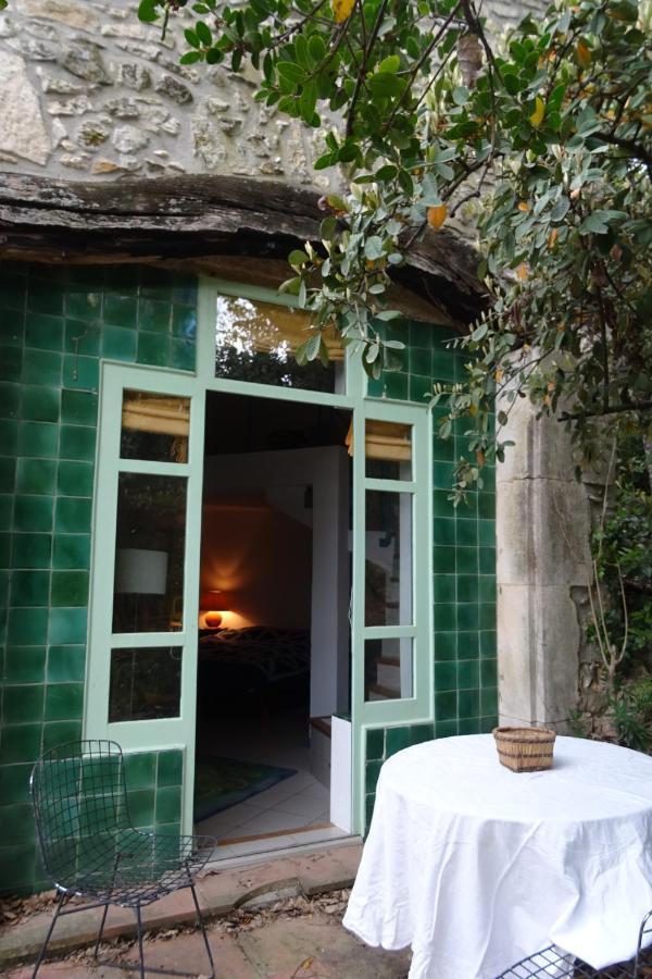Mas En Pierres Seches Avec Piscine Lussan (Gard) Exterior foto