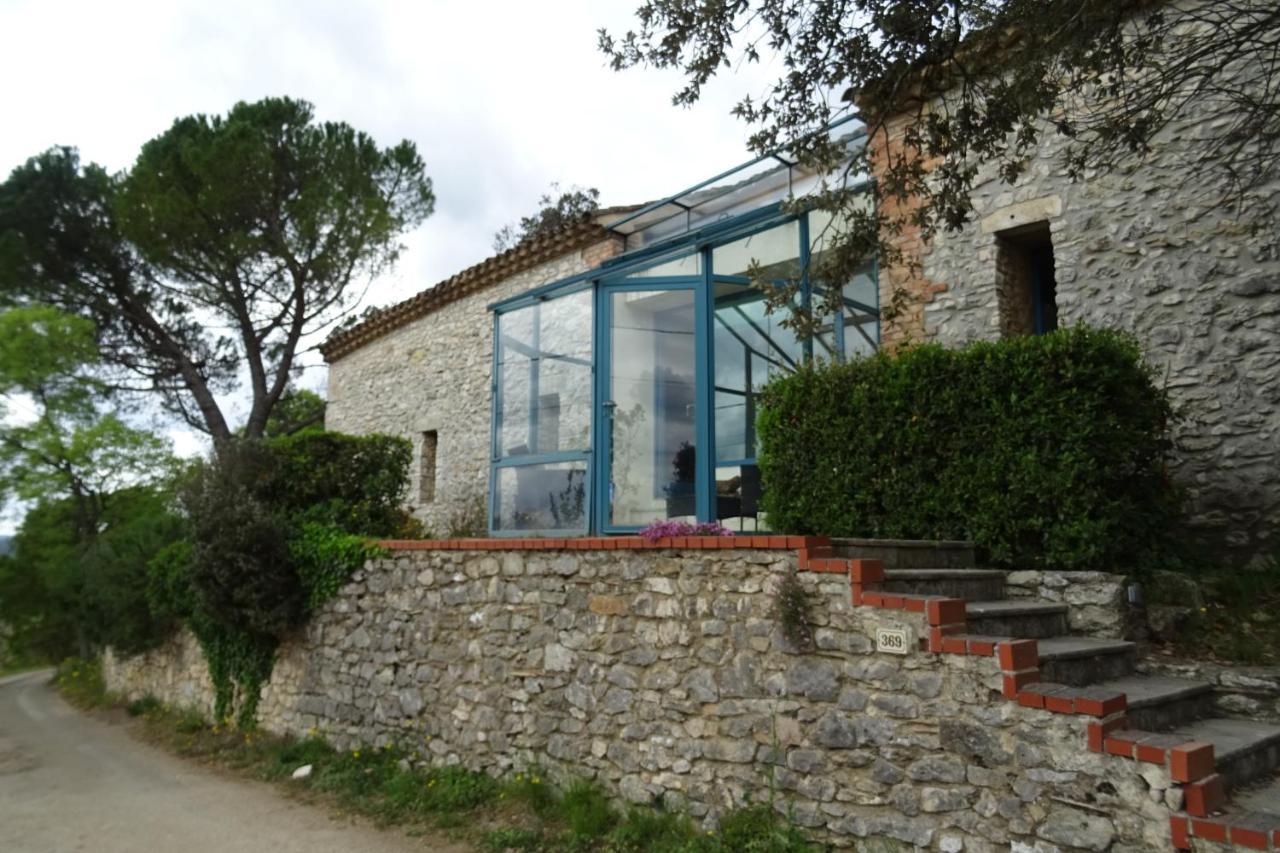 Mas En Pierres Seches Avec Piscine Lussan (Gard) Exterior foto
