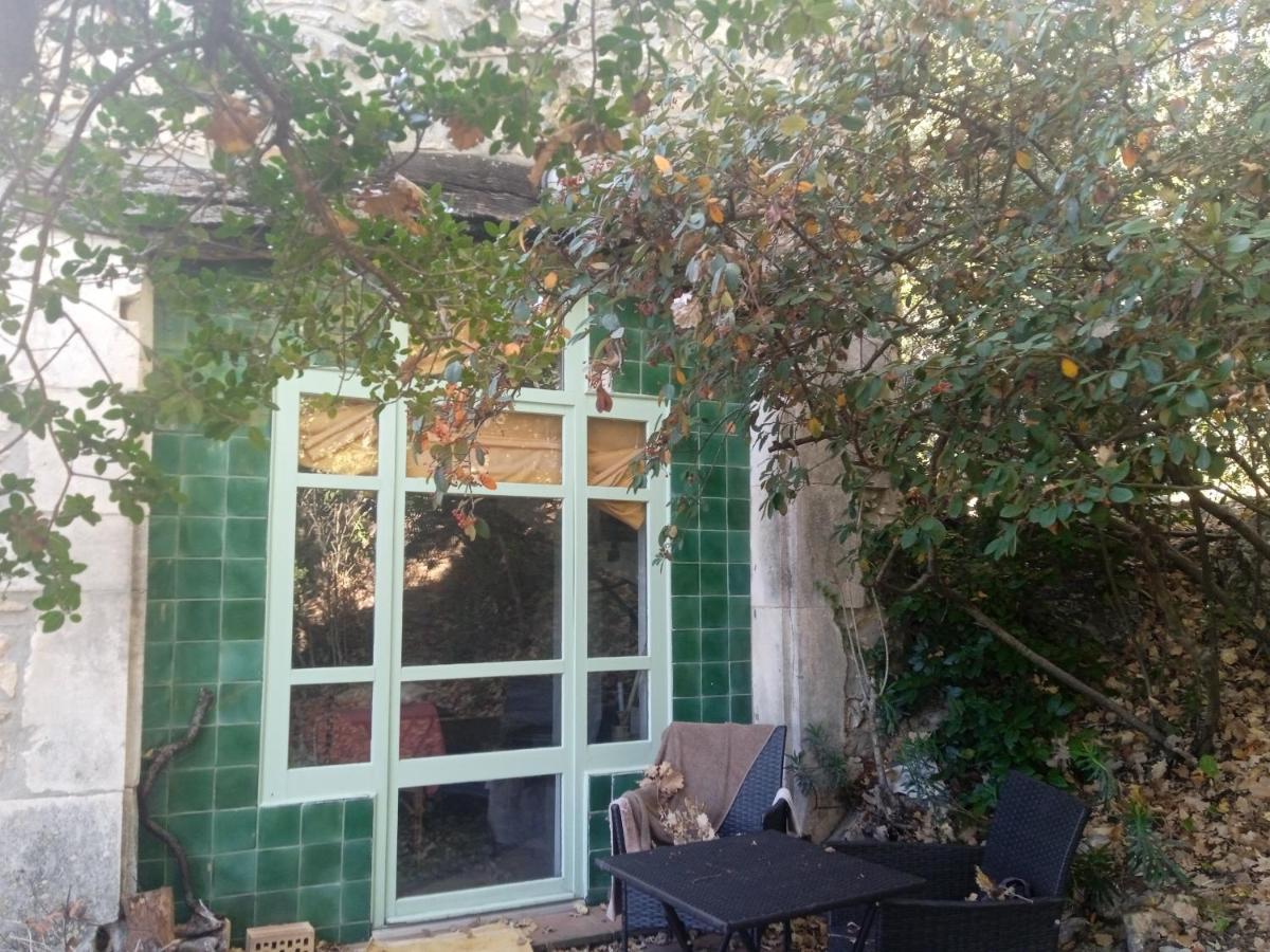 Mas En Pierres Seches Avec Piscine Lussan (Gard) Exterior foto
